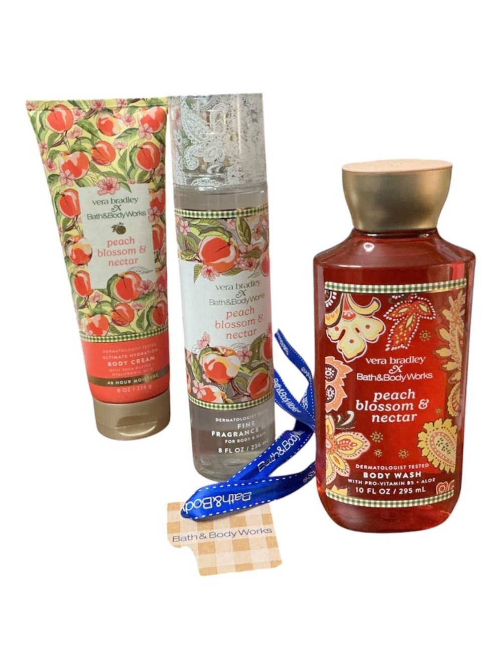 BATH AND BODY VERA BRADLEY PEACH BLOSSOM & NECTAR COLLECTION